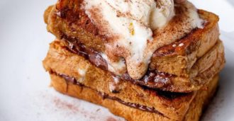 Blue Heaven Cappuccino French Toast